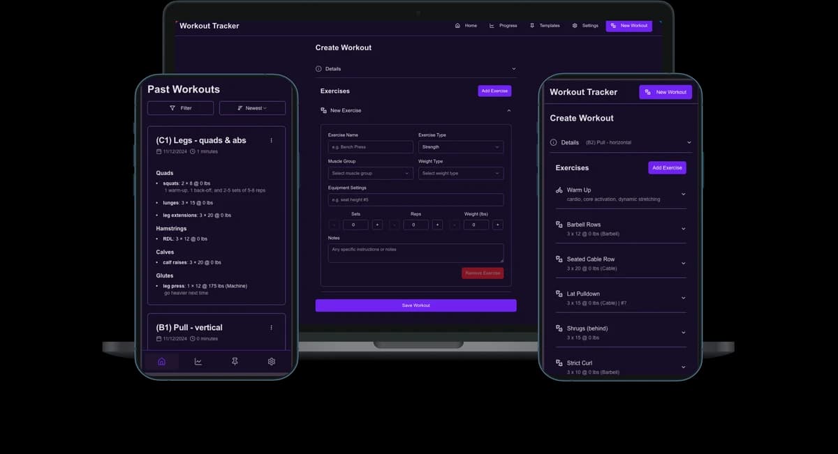 Workout Tracker Mobile App